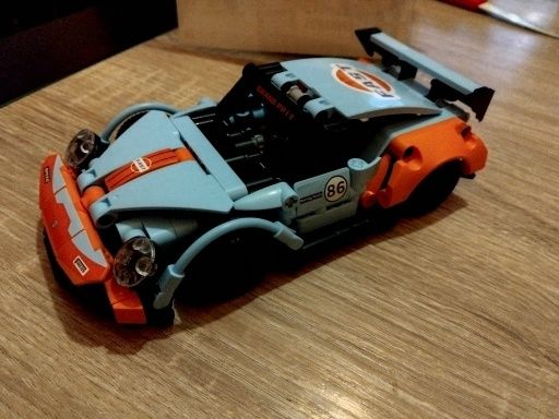 Конструктор спортивна машина Porsche конструктор спорткар блакитний