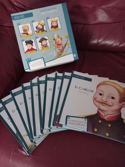 Colecção de 10 livros didácticos novos "Viva o Rei"