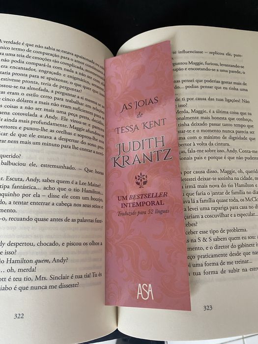 Livro “As Joias de Tessa Kent” de Judith Krantz
