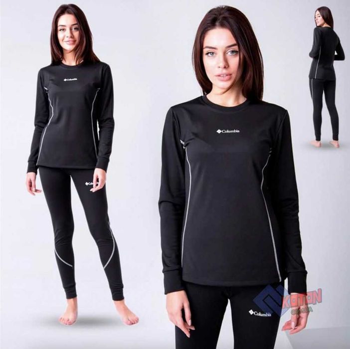 Комплект женское термобелье Columbia  черное S
