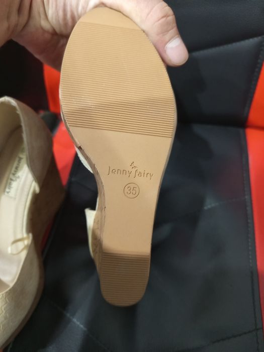 #628 Nowe buty damskie na koturnie Jenny fairy