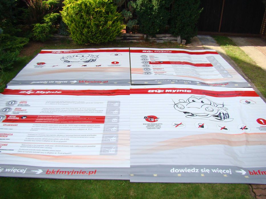 Banery na myjnię samoobsługową Bkf