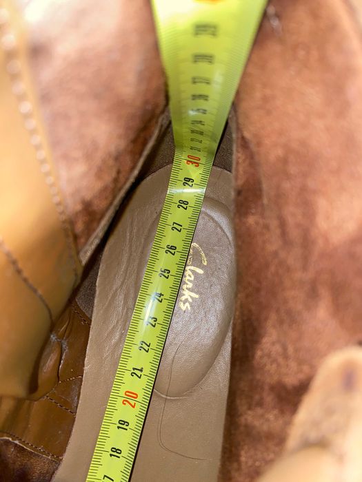 clarks marron мужские кожаные ботинки оксфорды 43-44р 27,5см оригинал