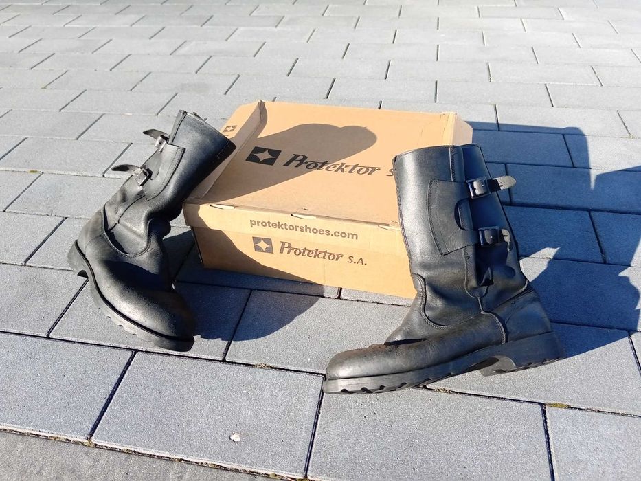 Buty protektor skurzane