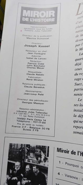 Les Combats d´Israel - A História de Israel até 1974 em 50 revistas