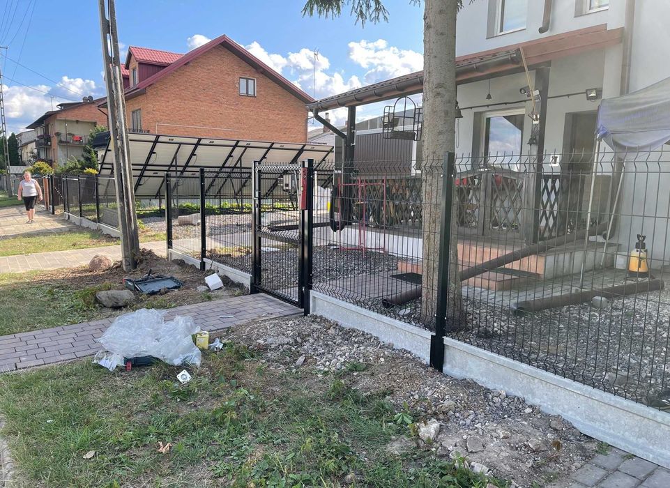 Ogrodzenie Panelowe 3D 153 Najtaniej Transport Podmurówka brama