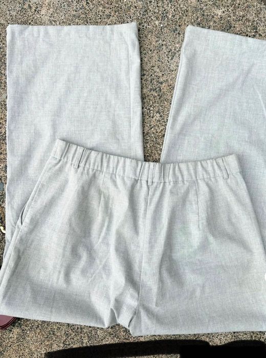 Spodnie stradivarius szerokie nogawki xs wide