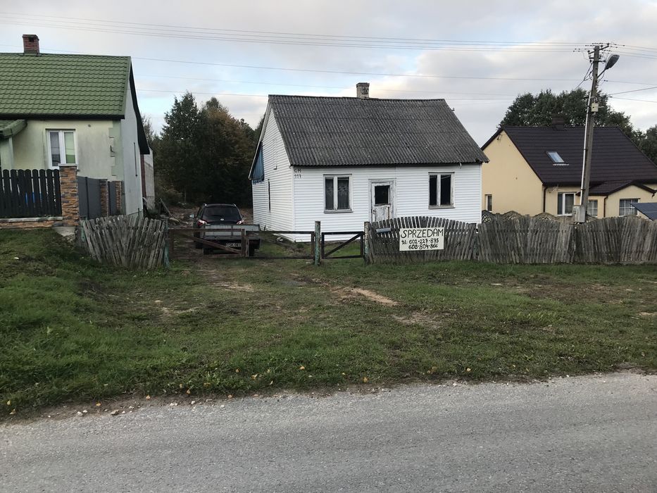 Działka z zabudową