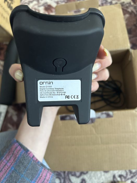 Бездротовий настільний телефон Ornin Speakerphone D1005 радіотелефон для дому з 1,6-дюймовим РК-дисплеєм