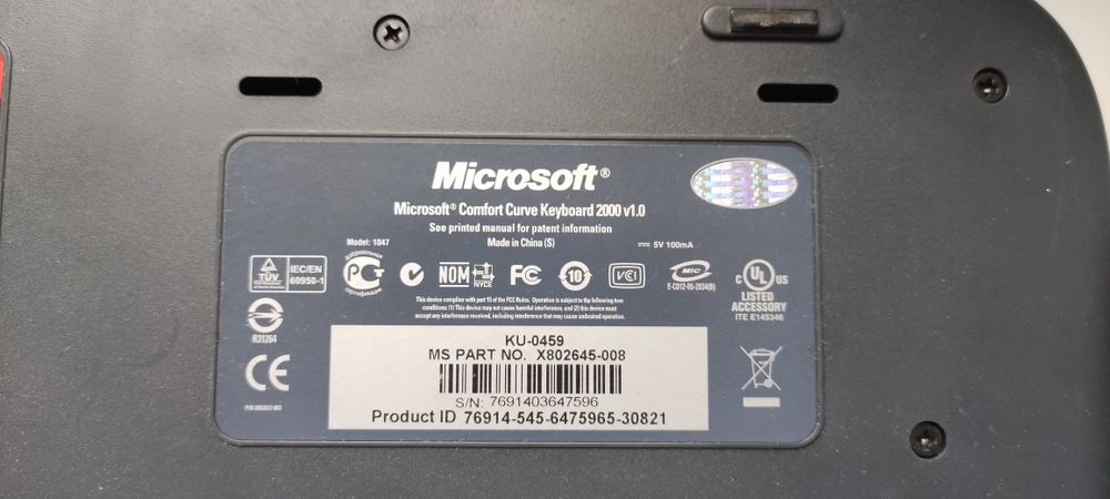 Klawiatura Microsoft USB