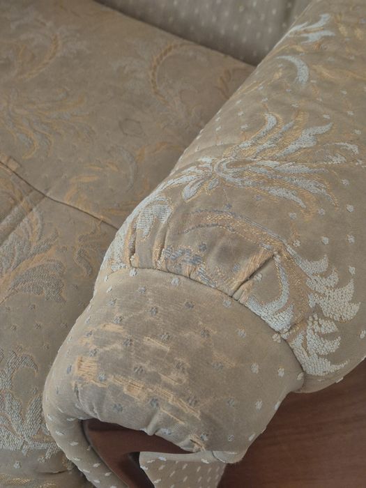 Dwa duże fotele retro