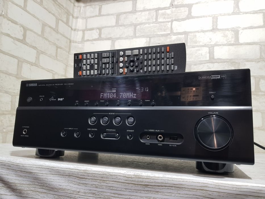 5.1 AV ресивер YAMAHA RX-V500D, *5x110 Вт, FLAC,4K,USB, AirPlay,ARC,3D