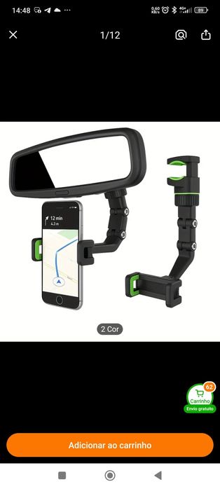 3 Suporte de telemóvel para carro ou tripé