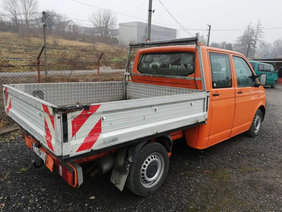 VW/T5/1.9/TDi/105KM/DOKA/Dubel/Kabina/6OSÓB/1Właś/Klimatyzacja/OKAZJA!