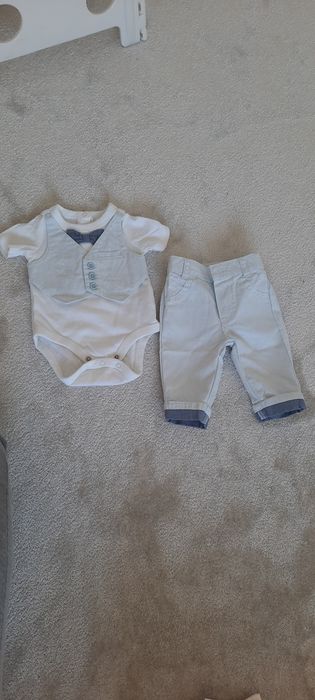 Zestaw elegancki body i spodnie Cherokee newborn