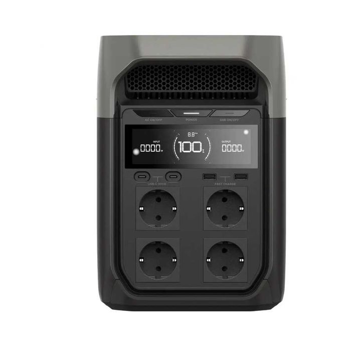 Зарядна станція EcoFlow DELTA 3 1800W LiFePo4 Європа Нова Екофло