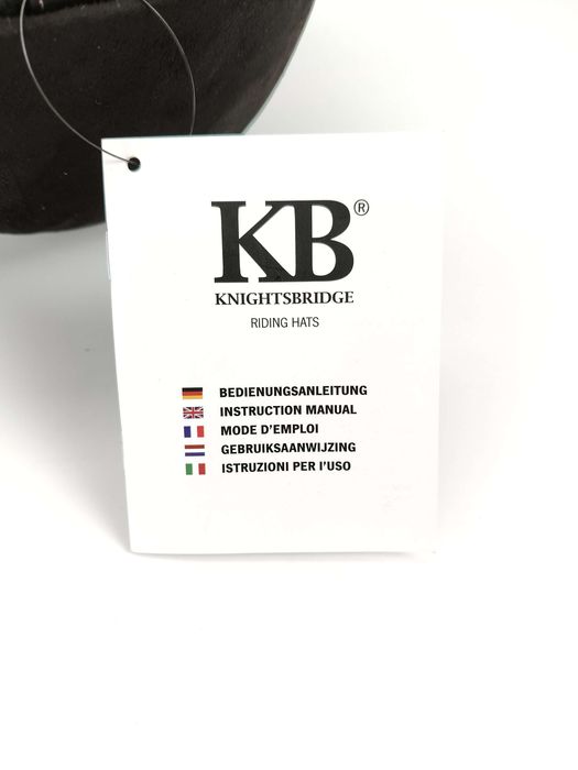 Kask jeździecki KNIGHTSBRIDGE AIR 3 M (57-58) czarno srebrny, hippika