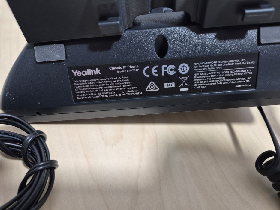 Telefone fixo  yealink T31P