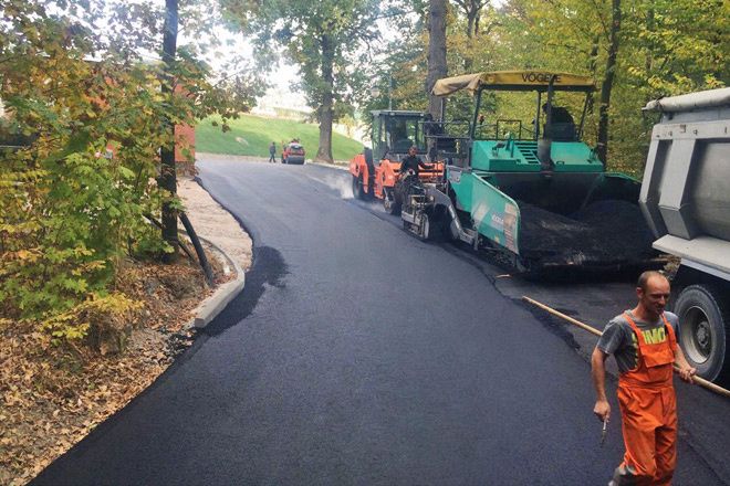 Асфальтирование, укладка асфальта, ремонт дорог, ямочный ,аренда катке