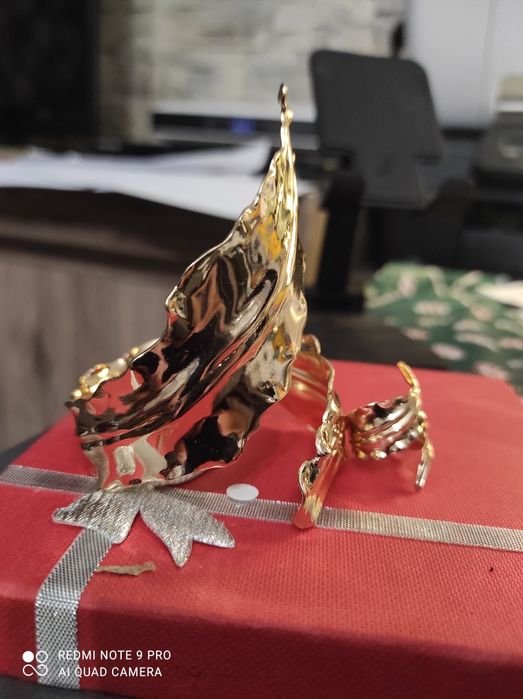 Nowy Zestaw bransoletka z pierścionkiem