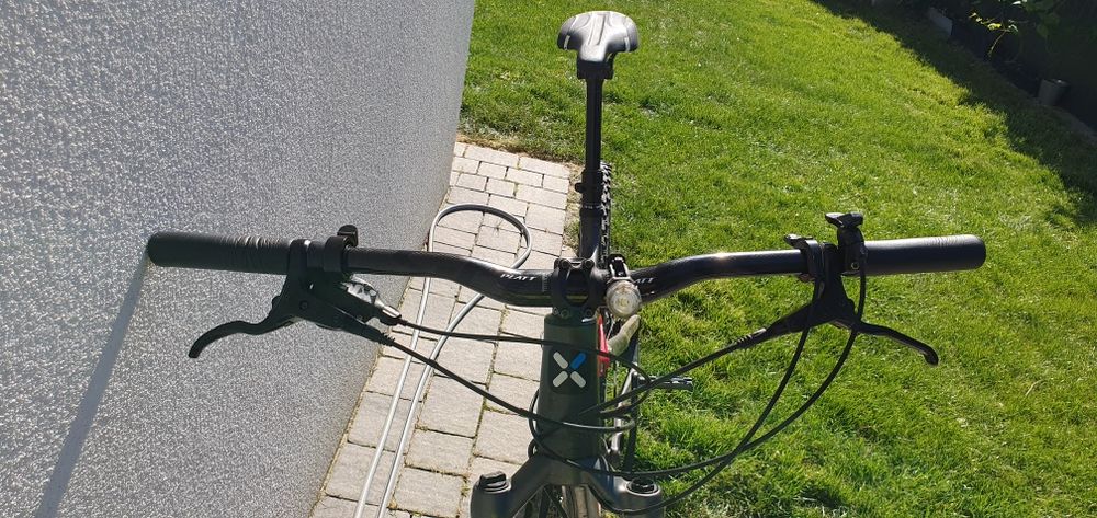 Rockrider XC 100, full, 29", hydraulika, sztyca regulowana, karbon kie