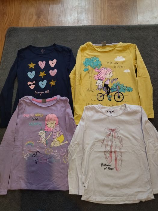 Duży zestaw ciuchów rozmiar 122-128 do 134