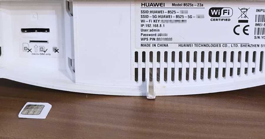 Router 4G+ Huawei B525s-23a | Livre SIM