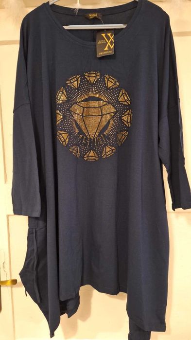 Świetna duża tunika Wawa. Diament.