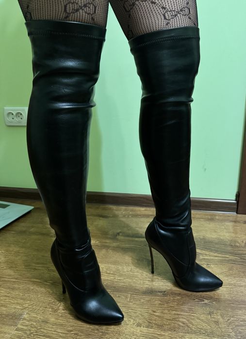 ботфорти чорні розмір 36, 37