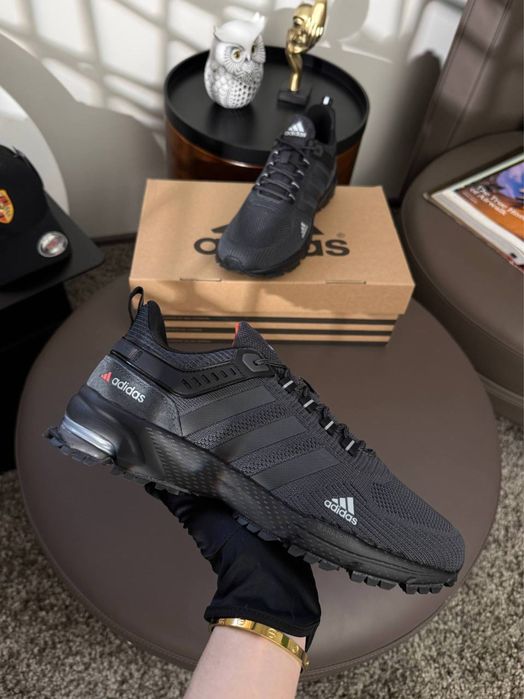 ТОП! Чоловічі кросівки Adidas Marathon Dark Grey 41 42 43 44 45 46