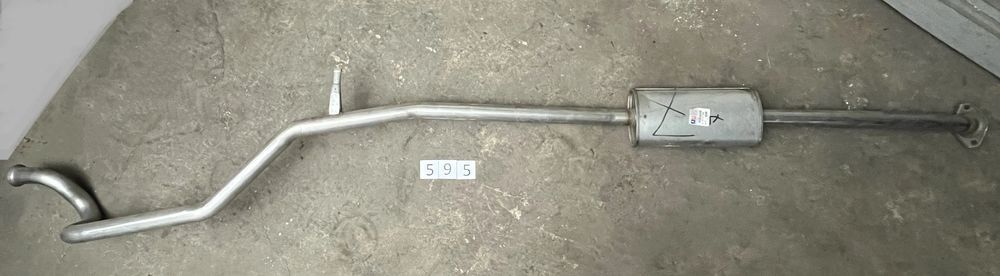 tłumik środkowy peugeot 206 sw 1717ca