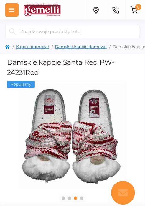 Kapcie damskie gemelli nowe