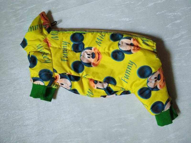 Демисезонний прогулянковий утеплений комбінезон для котикiв, собачок