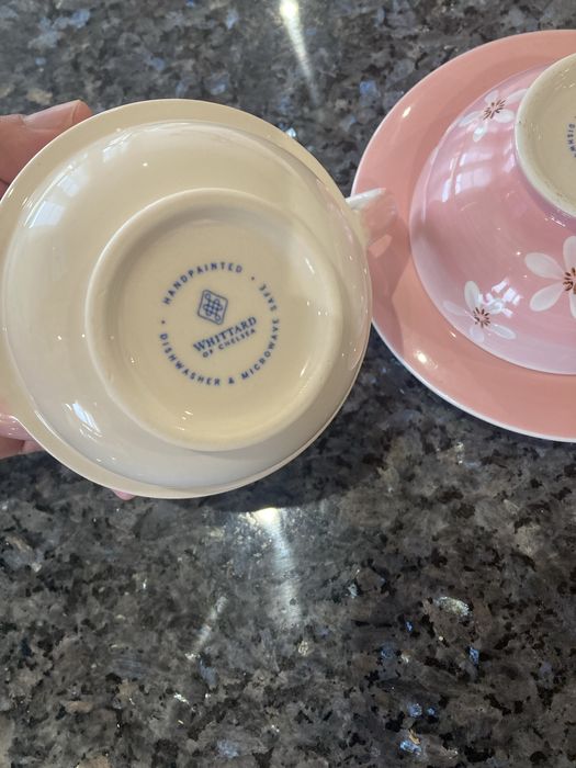 Bule de cha e chavena ingles