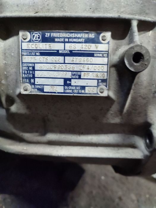 КПП Коробка передач задній привід ZF4000 2.3 Renault Master Movano 10+