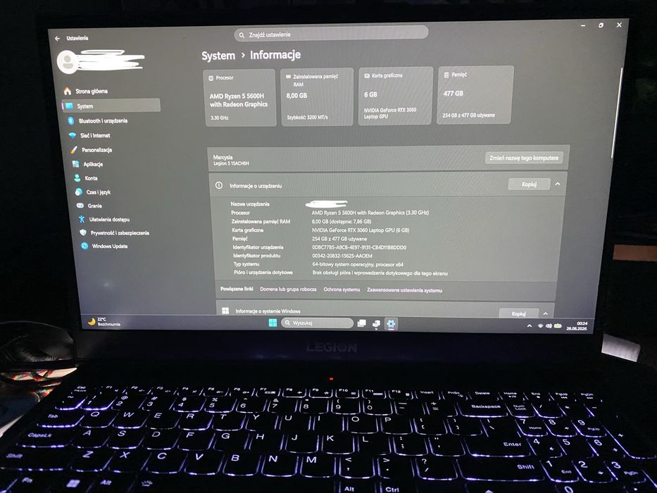 Laptop legion 5