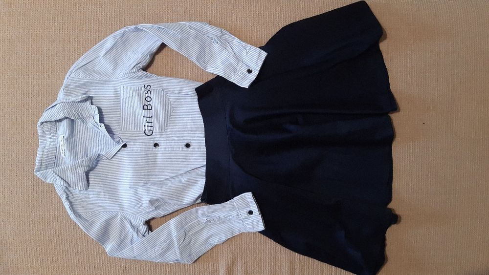 Юбка блузка в школу на 134-140см