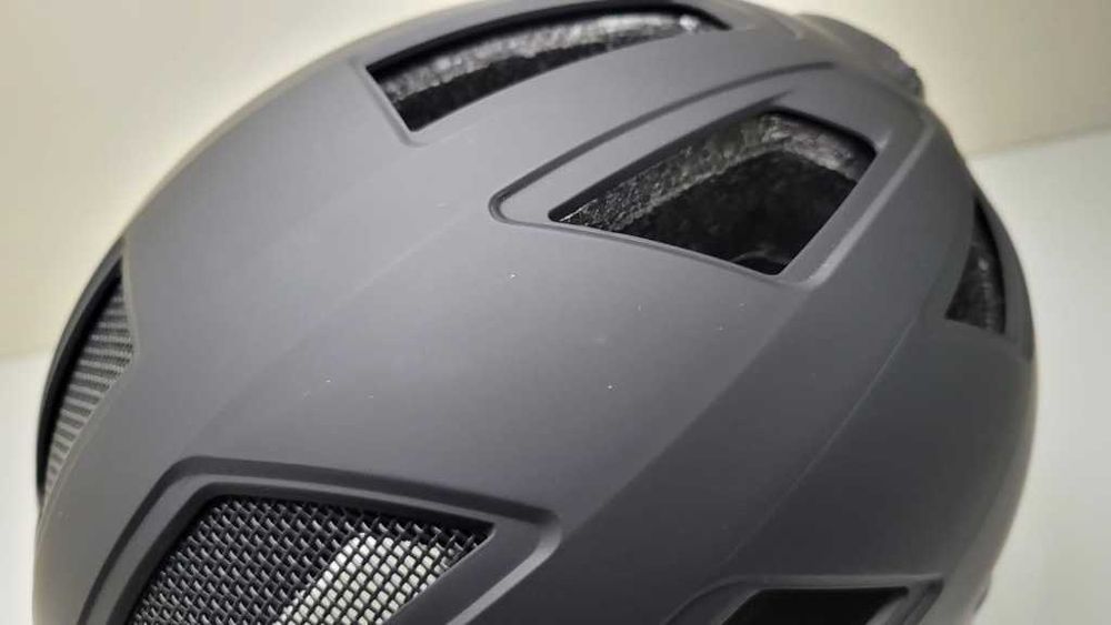 Miejski kask rowerowy ABUS HYBAN 2.0 velvet black rozmiar M 52-58cm