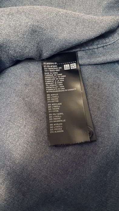 Сорочка рубашка uniqlo