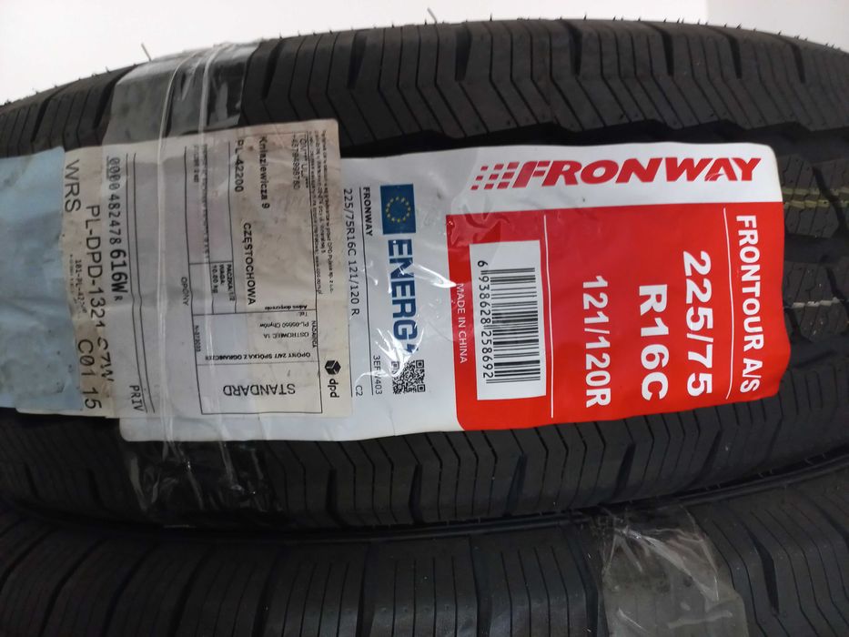 2x nowe opony Fronway 225/75/16c wielosezonowe