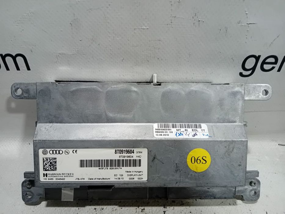 Ecrã Display  Audi A4 B8 8T0919604 Original