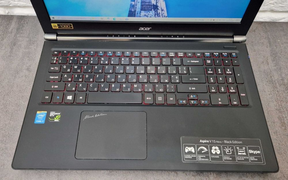 Ноутбук Ігровий Acer Aspire i7-4712HQ/8/512/GTX 960M

- Дисплей: 15,6