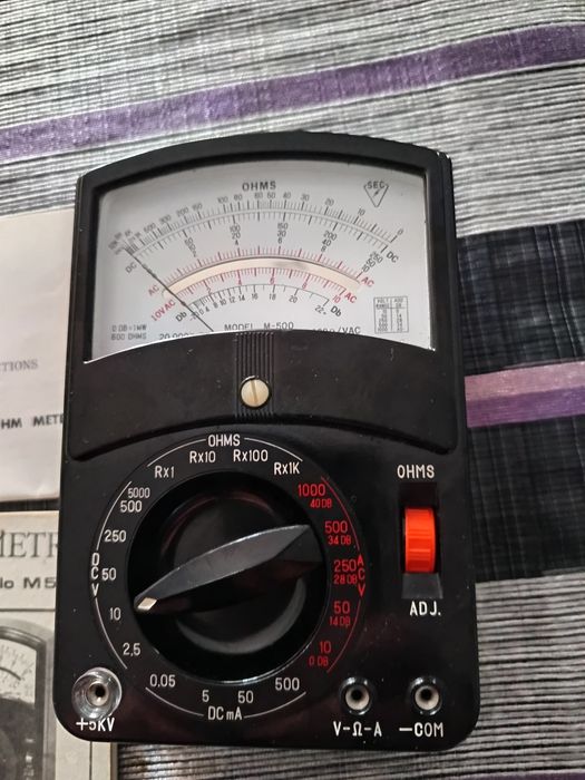 Multímetro Analógico – Modelo M500