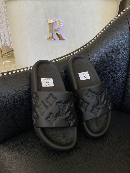 Шльопанці резинові чоловічі LV louis vuitton