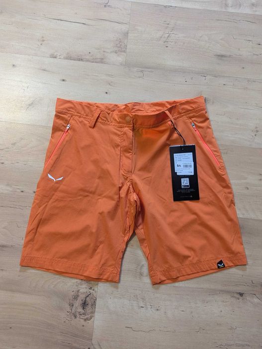 Spodenki funkcyjna damskie Salewa Talvena DST Shorts - Red Orange XS 8