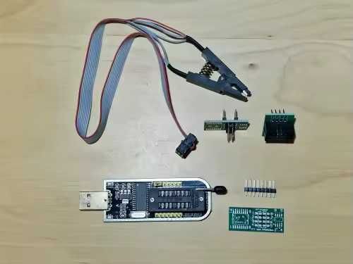 programador de bios e eeprom ch341a | Com pinzas e adaptadores