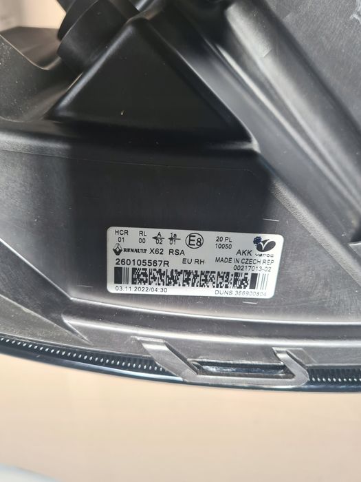 Lampa Przednia Prawa Renault Master Iv Nowa