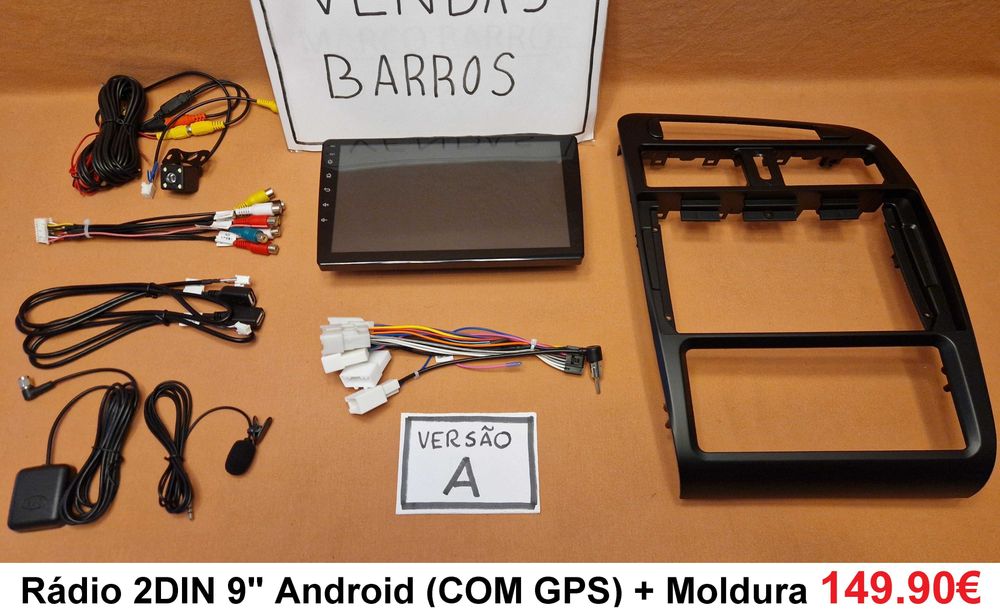 (NOVO) Rádio 2DIN 9" Toyota AVENSIS T22 (T220) • Android [4+64GB]