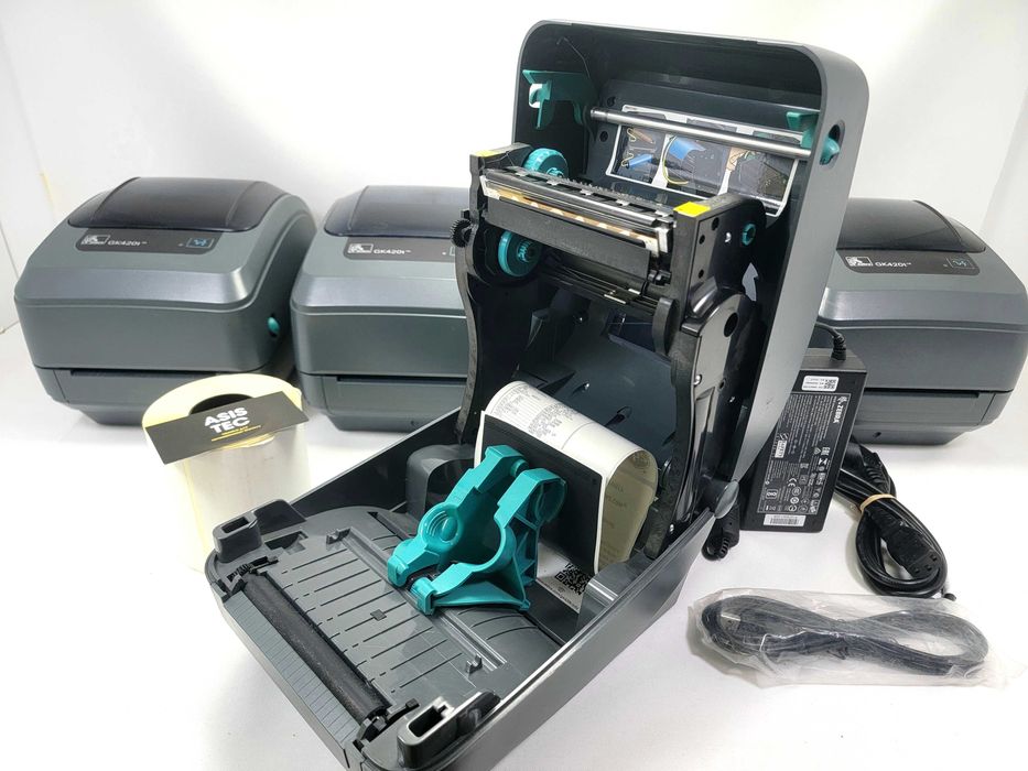 Zebra GK420T принтер етикеток 101мм термотрансферний USB ПОШТА