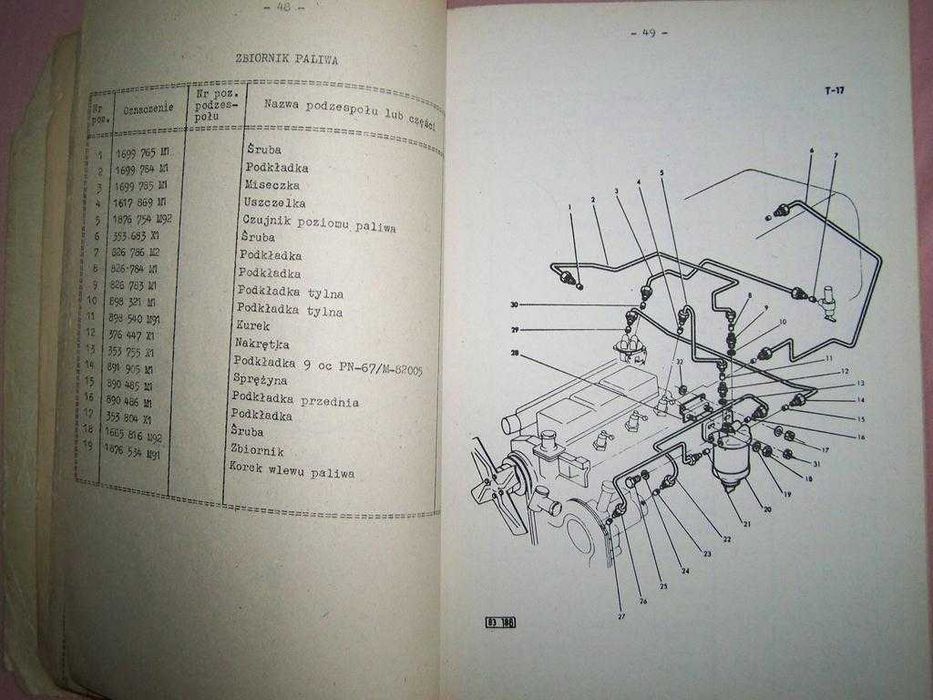 Katalog części MF 255
